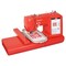 POOLIN EOC05 4in x 9.2in Embroidery Machine with Deluxe Accessory Bundle - Red